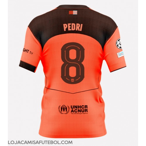 Camisa de Futebol Barcelona Pedri Gonzalez #8 Equipamento Alternativo 2025-26 Manga Curta